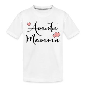 Italien Geliebte Mama - Kinder Premium Bio T-Shirt - Weiß - Vorne