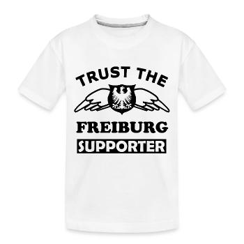 Supporters sportifs de Fribourg - T-shirt bio Premium Enfant - blanc - Devant