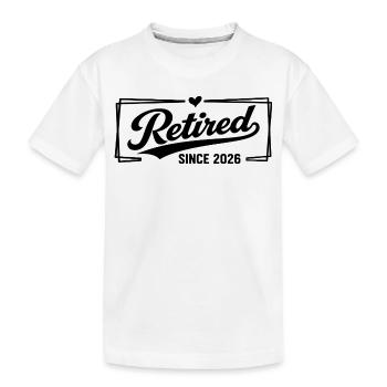 Legendärer ehemaliger Schlagzeuger, der noch im Rhythmus ist - Kinder Premium Bio T-Shirt - Weiß - Vorne