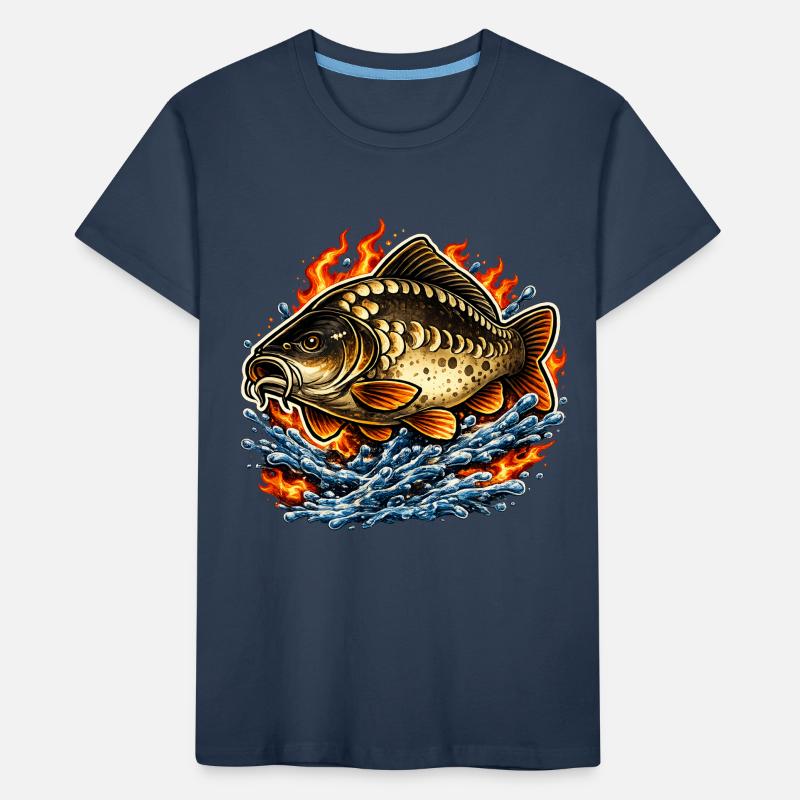 Mirror Carp Kids' Premium Organic T-Shirt