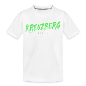 Kreuzberg Stadtteil in Berlin Deutschland Souvenir - Kinder Premium Bio T-Shirt - Weiß - Vorne