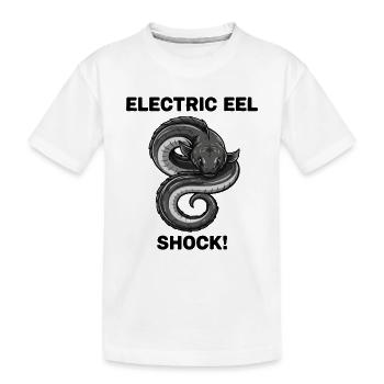 Electric Eel Shock Eel - Kids' Premium Organic T-Shirt - white - Front