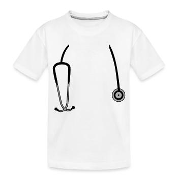 Stéthoscope - T-shirt bio Premium Enfant - blanc - Devant
