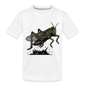 Insecte Criquet Grasshopper Jump Hop Tattoo - T-shirt bio Premium Enfant - blanc - Devant