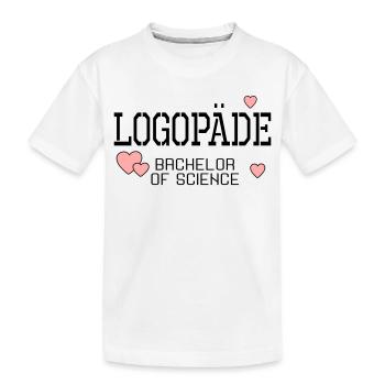 Orthophoniste Licence en orthophonie - T-shirt bio Premium Enfant - blanc - Devant