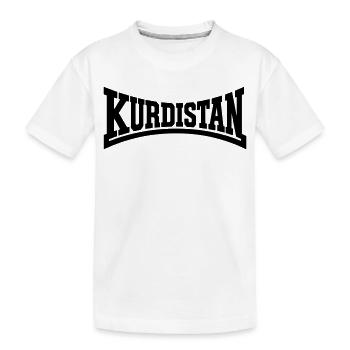 Kurdistan wear - Kinder Premium Bio T-Shirt - Weiß - Vorne