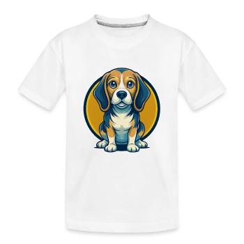 Logo clipart de mascotte de Kawaii de la mascotte de Kawaii - T-shirt bio Premium Enfant - blanc - Devant