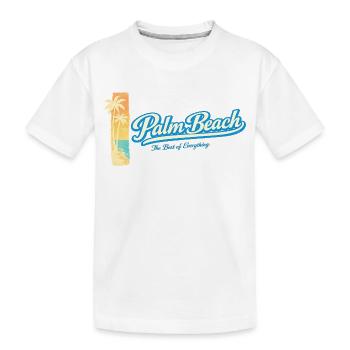 Palm Beach The Best of Everything - Kinder Premium Bio T-Shirt - Weiß - Vorne
