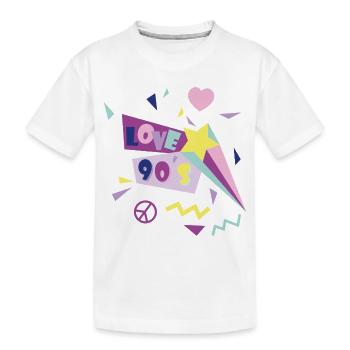 love_90s - T-shirt bio Premium Enfant - blanc - Devant
