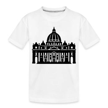 Basilique Saint-Pierre - T-shirt bio Premium Enfant - blanc - Devant