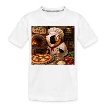 Choupie  Pizzaiolo - T-shirt bio Premium Enfant - blanc - Devant