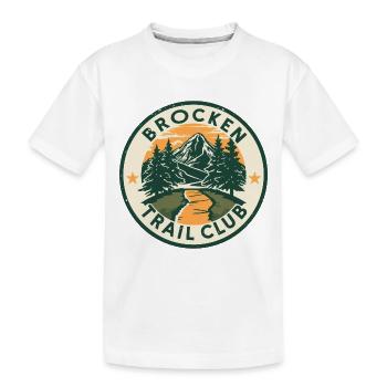 Club de Sentier Brocken | Insigne Vintage en résine - T-shirt bio Premium Enfant - blanc - Devant