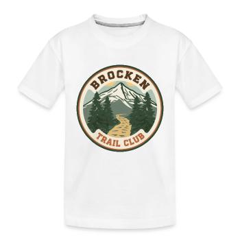 Club de Sentier Brocken | Insigne Vintage en résine - T-shirt bio Premium Enfant - blanc - Devant
