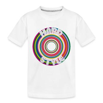 Style Arc-en-ciel Dur - T-shirt bio Premium Enfant - blanc - Devant