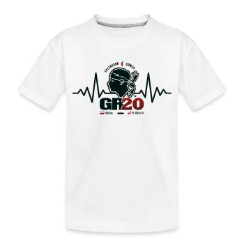 GR20 randonnée Corse trekking - T-shirt bio Premium Enfant - blanc - Devant