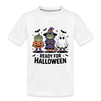 Halloween - Kinder Premium Bio T-Shirt - Weiß - Vorne