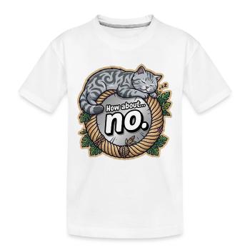 Bkh tigré argenté non - T-shirt bio Premium Enfant - blanc - Devant