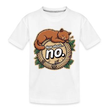 Bkh cinnamon no - Kids' Premium Organic T-Shirt - white - Front