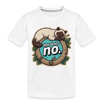 Bkh point non - T-shirt bio Premium Enfant - blanc - Devant