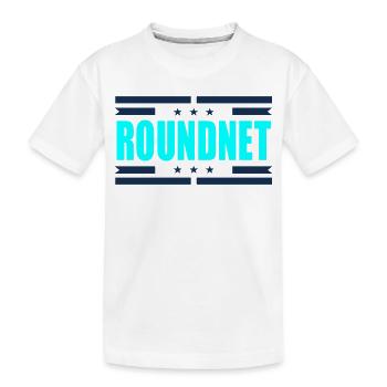 Joueur Roundnet - T-shirt bio Premium Enfant - blanc - Devant