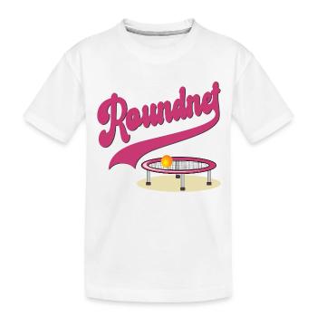 Ensemble Roundnet - T-shirt bio Premium Enfant - blanc - Devant