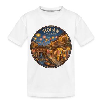 Hoi An Vietnam - Kinder Premium Bio T-Shirt - Weiß - Vorne