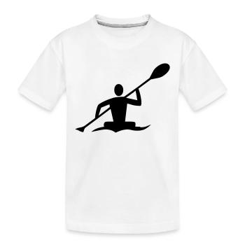 Canoë - T-shirt bio Premium Enfant - blanc - Devant