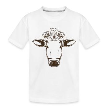 Producteur laitier producteur laitier traire - T-shirt bio Premium Enfant - blanc - Devant
