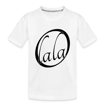 Oh lala - Kinder Premium Bio T-Shirt - Weiß - Vorne