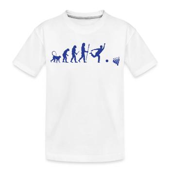Développement du bowling - T-shirt bio Premium Enfant - blanc - Devant