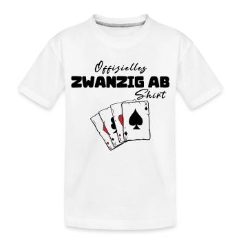 Twenty From Official Shirt - Kids' Premium Organic T-Shirt - white - Front