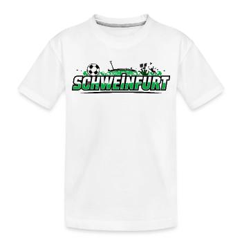 Schweinfurt Football Fan Merchandise Football Fan - Kids' Premium Organic T-Shirt - white - Front