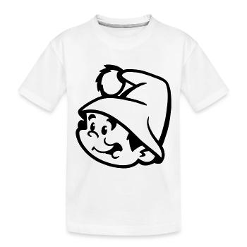 zwerg - Kinder Premium Bio T-Shirt - Weiß - Vorne