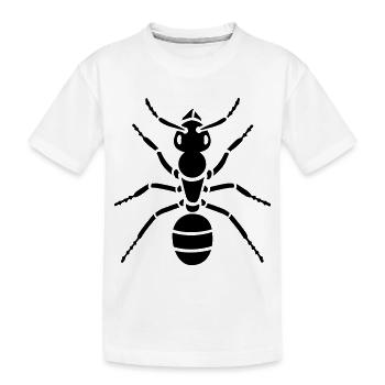 Insekt - Ameise - Kinder Premium Bio T-Shirt - Weiß - Vorne