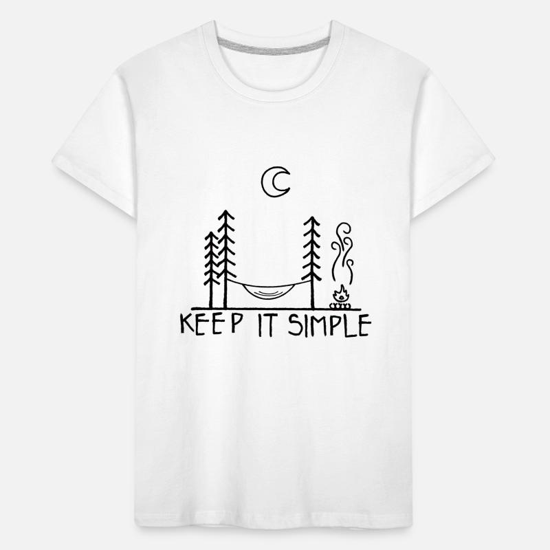 Keep it simple hammock Kids' Premium Organic T-Shirt