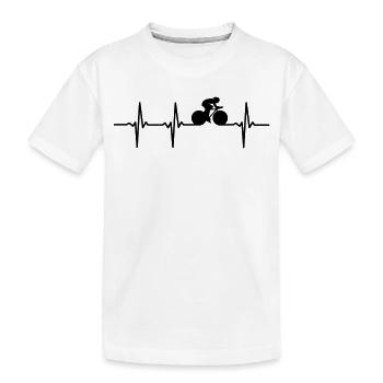 Impulsion de course - T-shirt bio Premium Enfant - blanc - Devant