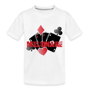 Poker poker | Poker Poker Cadeaux - T-shirt bio Premium Enfant - blanc - Devant