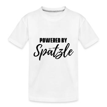 Spätzle | Schwaben Schwabe Schwäbisch Geschenkidee - Kinder Premium Bio T-Shirt - Weiß - Vorne