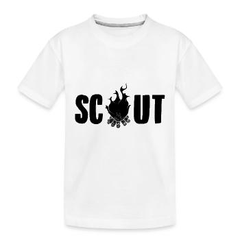 Pfadfinder Spruch | Zeltlager Abzeichen Geschenke - Kinder Premium Bio T-Shirt - Weiß - Vorne
