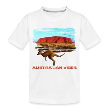 australie 1 - T-shirt bio Premium Enfant - blanc - Devant