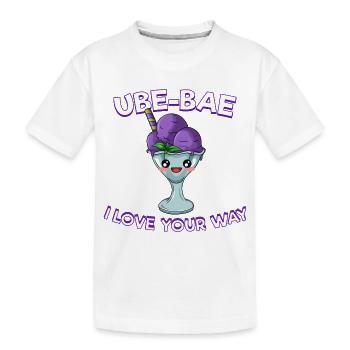 Philippinen Filipino Ube Nachtisch I Geschenk - Kinder Premium Bio T-Shirt - Weiß - Vorne