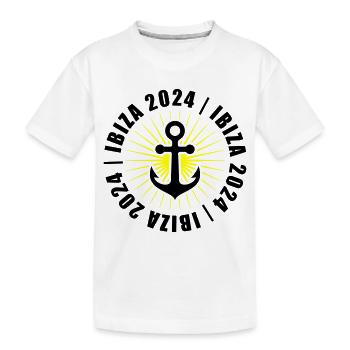 Jours fériés à Ibiza 2024 - T-shirt bio Premium Enfant - blanc - Devant