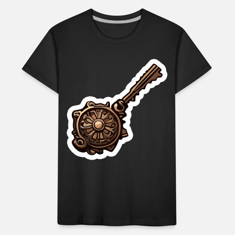 Key / Lock / Locked / Security Kids' Premium Organic T-Shirt