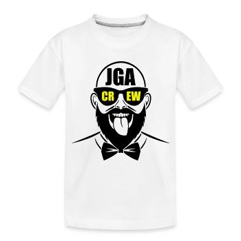 Enterrement de vie de garçon Crew Enterrement de vie de garçon - T-shirt bio Premium Enfant - blanc - Devant