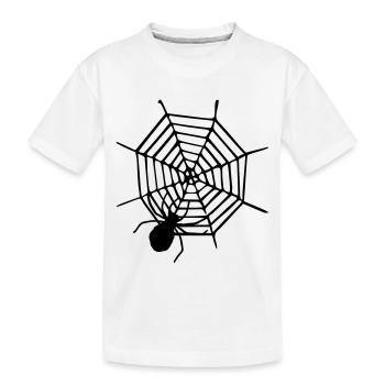 Spider - Spider - Insect - Horror - Halloween - T-shirt bio Premium Enfant - blanc - Devant