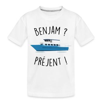 benjam préjent - T-shirt bio Premium Enfant - blanc - Devant