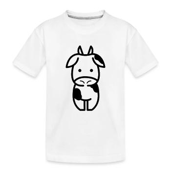 Vache - T-shirt bio Premium Enfant - blanc - Devant