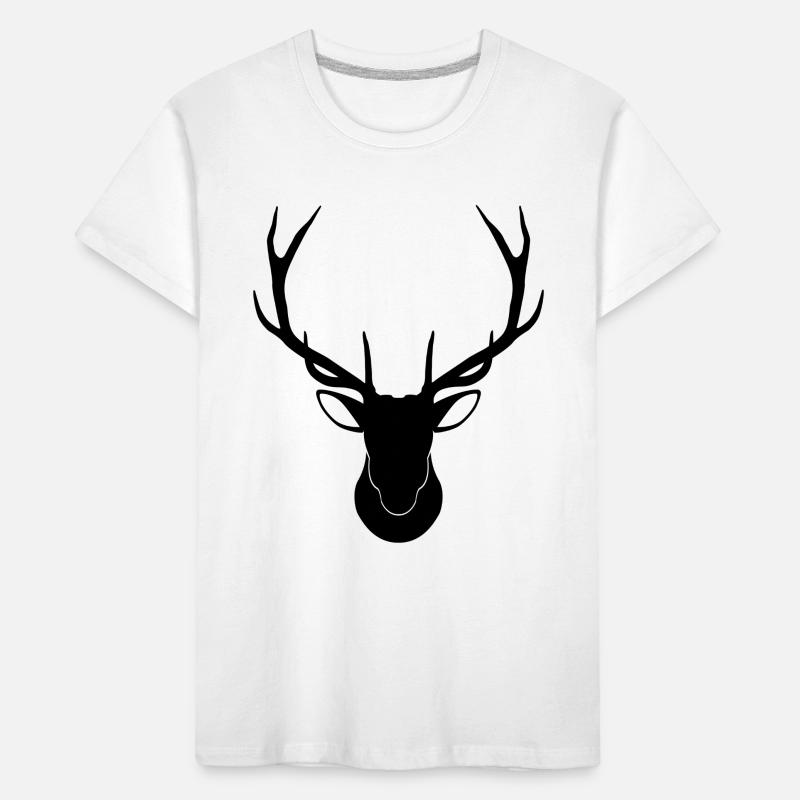 Deer - deer antler Kids' Premium Organic T-Shirt