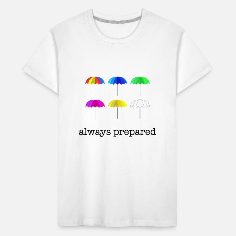 Umbrellas fall gift idea Kids' Premium Organic T-Shirt