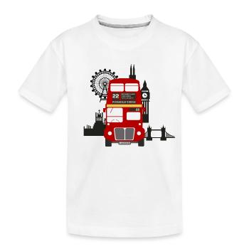 Angleterre, Londres, sightseeing, - T-shirt bio Premium Enfant - blanc - Devant